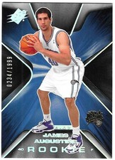 James Augustine 2006-07 UPPER DECK SPX NBA ROOKIE CARD #115 Magic RC SP /1999. rookie card picture