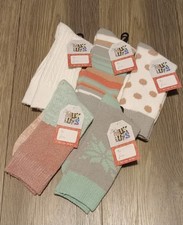 Mukluks Women's Soft Microfiber Socks, 5 Pack, Size OSFM - New 