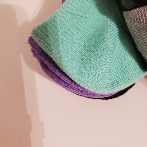 Collective Soles Girls Socks Multicolor 4 Pack Small 7-10 No Show Ankle - Picture 8 of 12