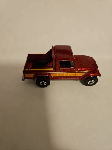 Hot Wheels 1982 Jeep Scrambler Metallic Red Truck Malaysia Red CJ-7 CJ-5 Vintage