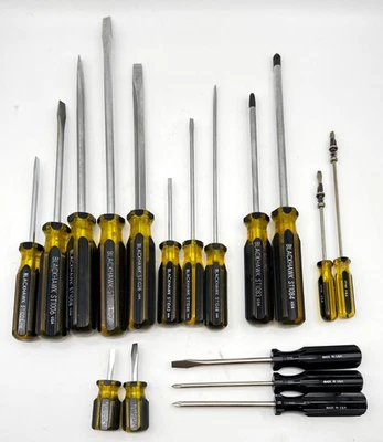 BLACKHAWK! BLACKHAWK USA 17 PC. Screwdriver set -Slotted, Philips, Holding & Stubby-F. Ship