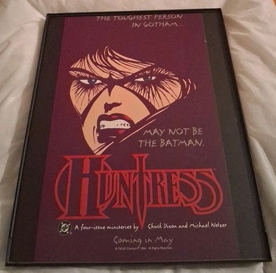 Huntress Batman DC Comic Miniseries Framed Print Ad 1994 8x10