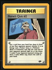 Blaine's Quiz #2 Uncommon Gym Challenge 111/132 NM on eBay