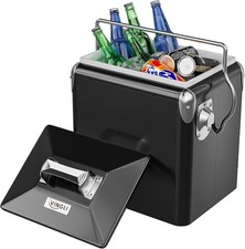 14qt Small Insulated Portable Cooler Retro Vi...