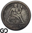 1872 Seated Liberty Dime