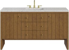 James Martin Vanities 435-V60S-3EJP Hudson 60