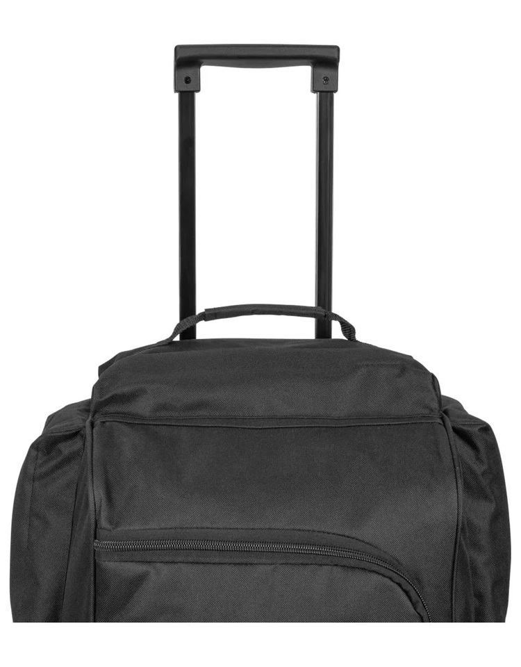 TOPMOVE Reisetasche Reisebeutel Tragetasche Travevlbag auf Rollen 72 L schwarz - Bild 3 von 4