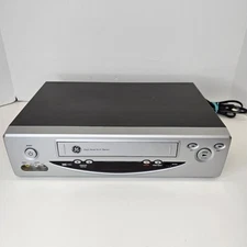GE General Electric VG4270 VCR 4 Head VHS Player Video Recorder Tested No Remote