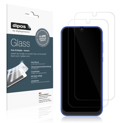 2x Schutzfolie für INOI A62 Lite - Anti-Shock 9H Folie dipos Glass