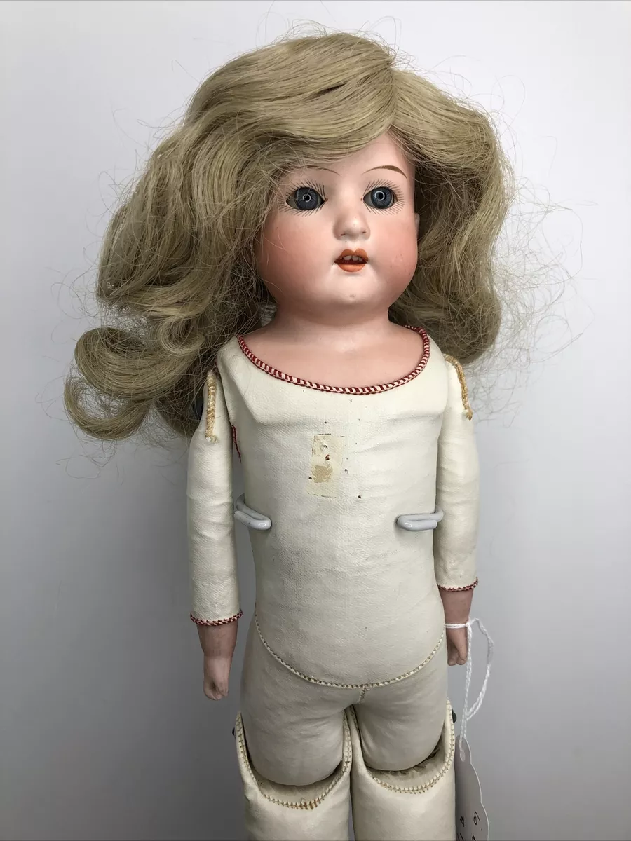 15” Antique Germany Bisque Doll Heubach Kopplesdorf 275 9/0 Kidolene Body #L