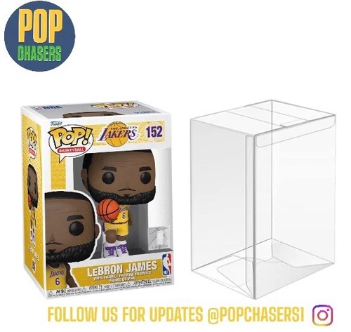 Funko POP! NBA: Los Angeles Lakers- Lebron James #152 W/Pop Protector