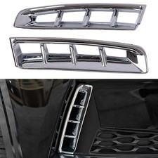 For Kia Carnival Ka4 2022-2024 Exterior Front Fog Light Lamp Cover Trim 2pcs
