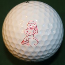Vintage Grinch Logo Hogan Golf Ball