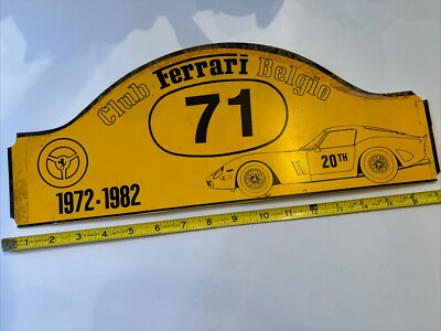 Club Ferrari 1982 Belgio starter sign