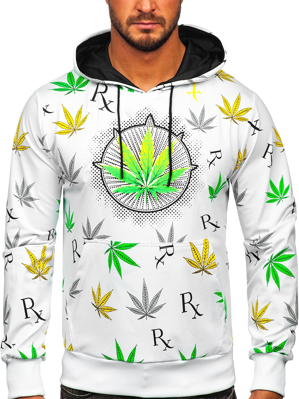 SACAI Felpa con cappuccio felpa fantasia stampa uomo mix stampa BOLF Print