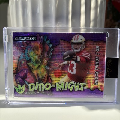 2023 Wild Card Dino-Might Triceratops Brock Purdy /2 SP GM NFL