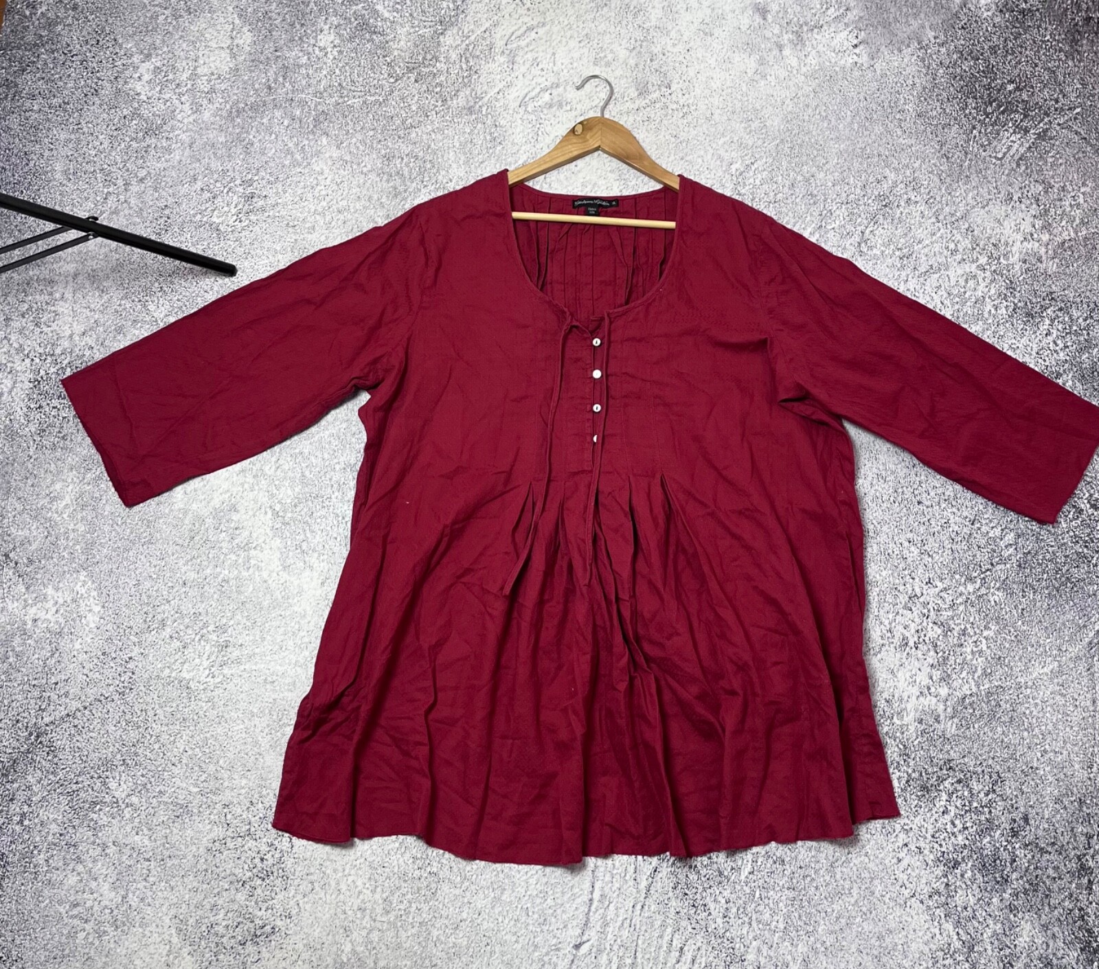 Women's dress Gudrun Sjoden big size Xl red made in India