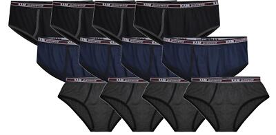 Herren Slips große Größen Jersey Baumwolle 12er Pack (806) von KAM