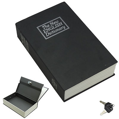 Dictionary Hollow Book Safe Diversion Secret Stash Booksafe Lock & Key Medium BL