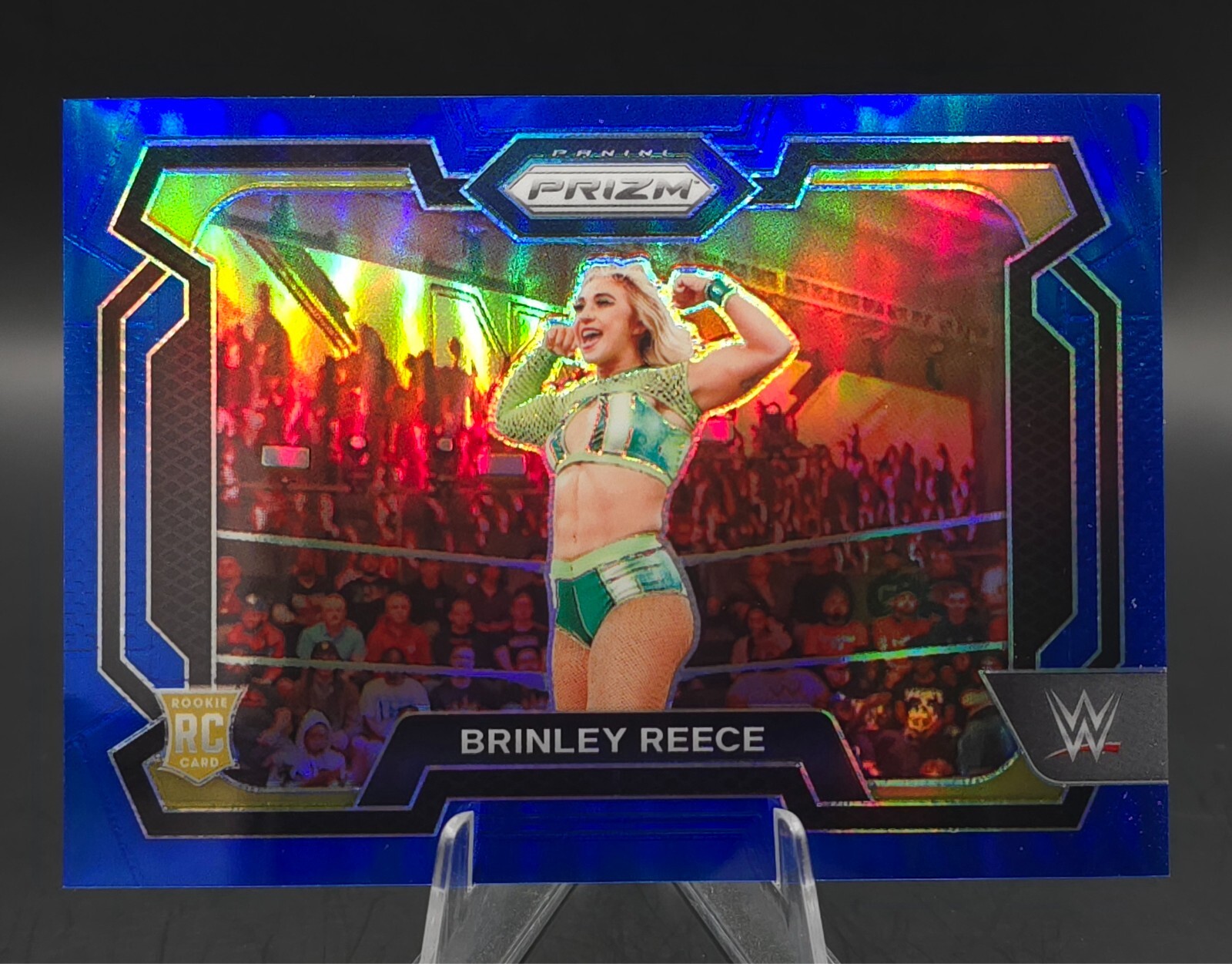 2024 Panini Prizm WWE #36 Brinley Reece RC Blue Prizm 043/199 Rookie NXT HH