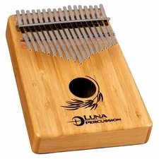 Mint Luna Bamboo 17 Key Kalimba, Key of B