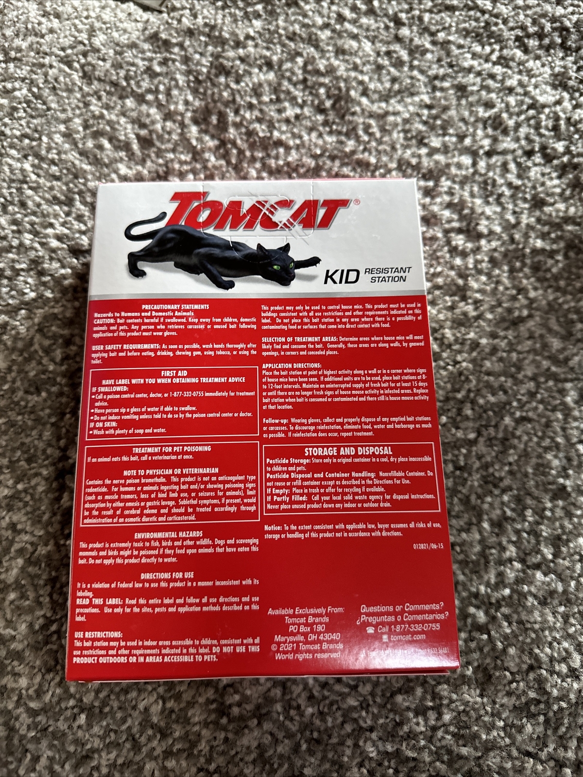 Tomcat Mouse Killer Mice Bait Station Poison Trap 4 Bait station