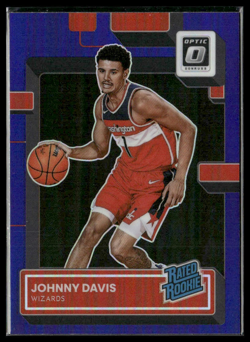 2022-23 Donruss Optic #206 Johnny Davis Purple Washington Wizards