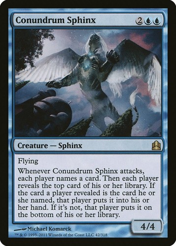 Conundrum Sphinx NM, English MTG Magic 2011 (M11) | eBay