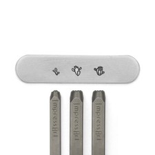 Cactus Metal Stamp Pack 3 Steel Punches , ImpressArt- Desert, Scene