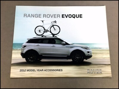 2012 Range Rover Evoque Factory Original Accessories Car Brochure Catalog