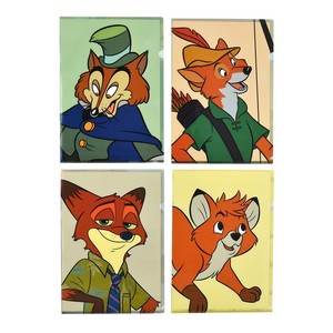 Pre Order Disney Store Japan 21 Fox Series Clear File Honest John Robin Nick Ebay