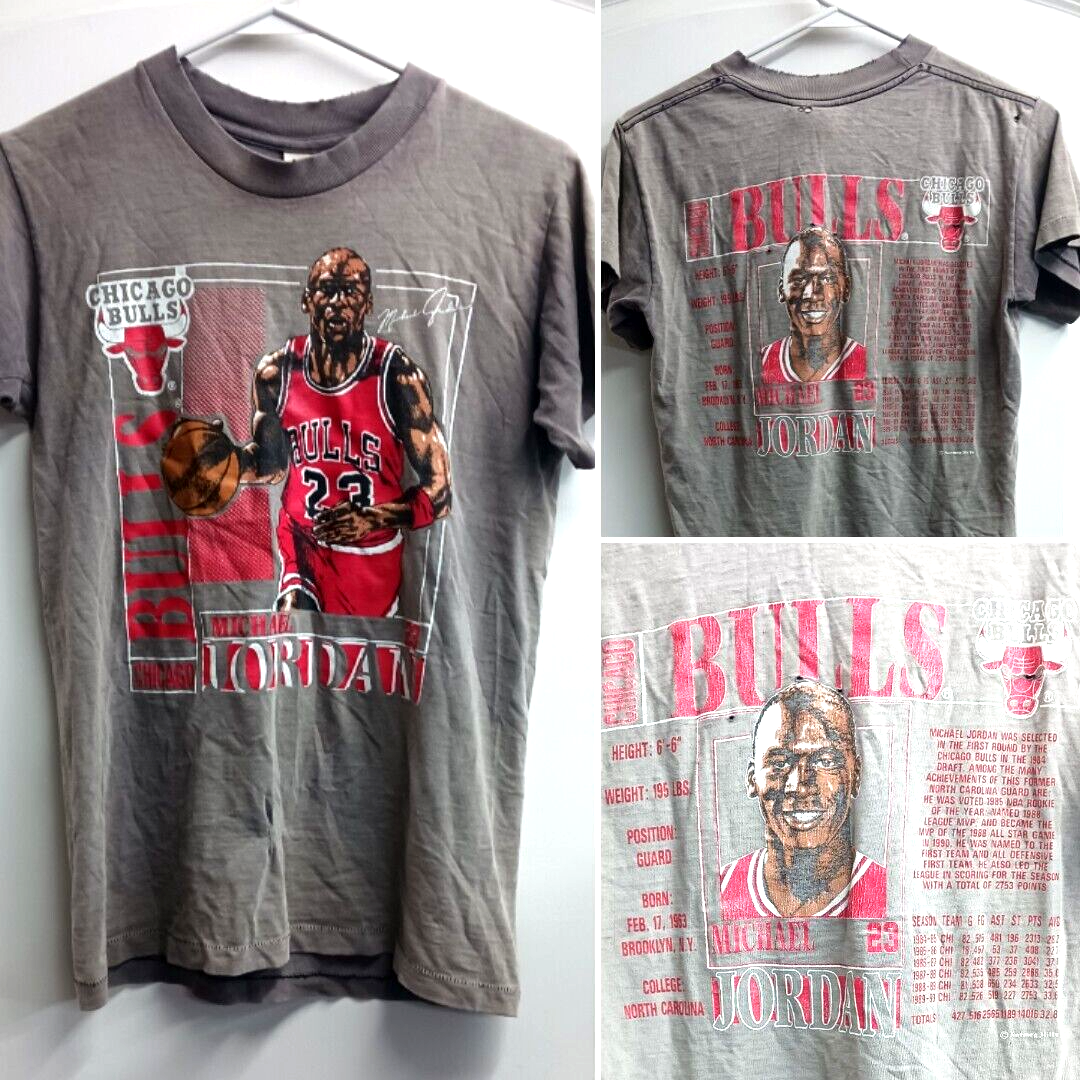 MICHAEL JORDAN CHICAGO BULLS NUTMEG VINTAGE GRAPHIC T SHIRT