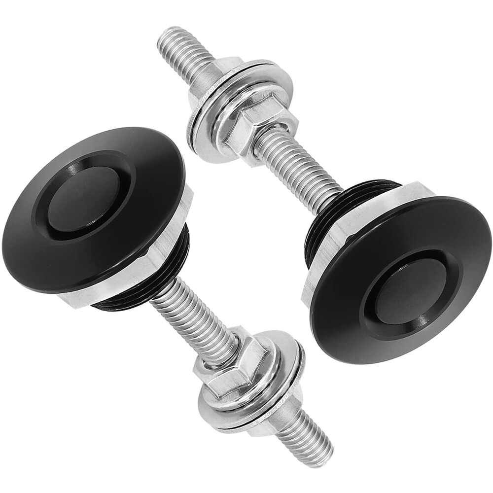 Bumper Quick Release, Mellbree Quick Release Trunk Front Rear Bumper Fasteners Fenders Holders Kit Compatible For Universal Car Bumper (Color 4 X Quick Release Tabs With 12 X O-Ring Fastener - Foto 5