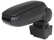 BRACCIOLO + SET DI MONTAGGIO ECOPELLE NERO PER AUDI A3 8L1 1996-2003