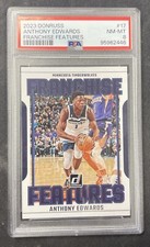 2023-24 Donruss Basketball #17 Anthony Edwards Franchise Features Insert PSA 8