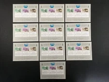 GERMANY S/S 1977 LUPOSTA AVIATION ZEPPELIN OBERTH GRADE DRAFTS! ENGROS 10x m5445