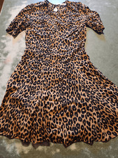 Reformation Gracie Cheetah Leopard Print Mini Dress Size 8