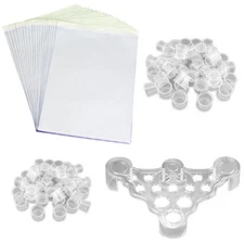 Wholesale Supplies Ink Caps 226 Pieces Holder, Transfer Paper Great package