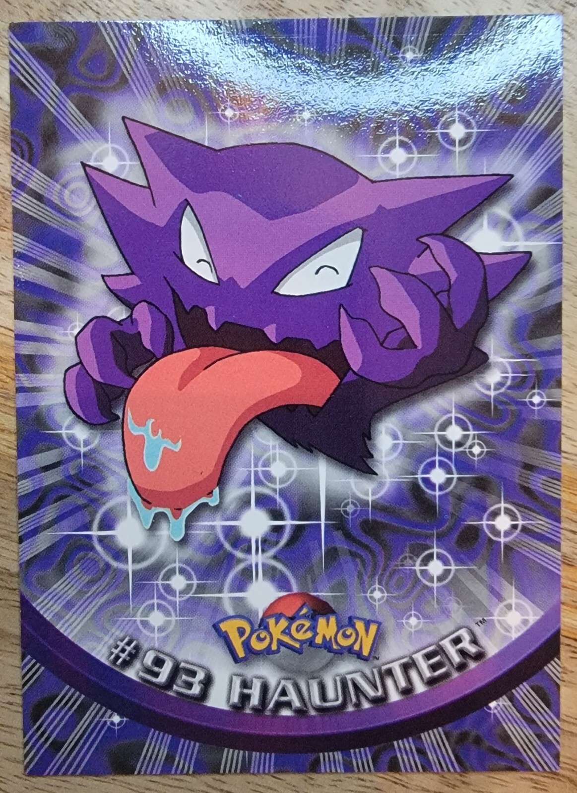 Haunter 93 Topps Series 2 TV Animation Vintage 2000 Pokemon Card LP