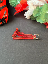 Autodromo Hermanos Rodriguez. Mexico Gp Keychain (full Red). F1 Keychain