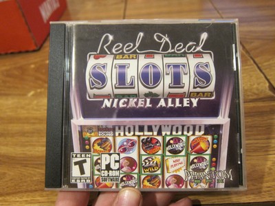 Reel Deal Slots: Nickel Alley PC CD hollywood themed slot machine bet