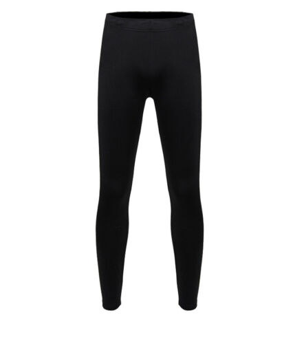 Juego de ropa interior Johns de lana térmica elástica larga larga para ciclismo stock de EE. UU. - Imagen 8 de 10