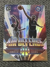 2021-22 Donruss Optic Joel Embiid Silver Holo Air Defense #5 SP