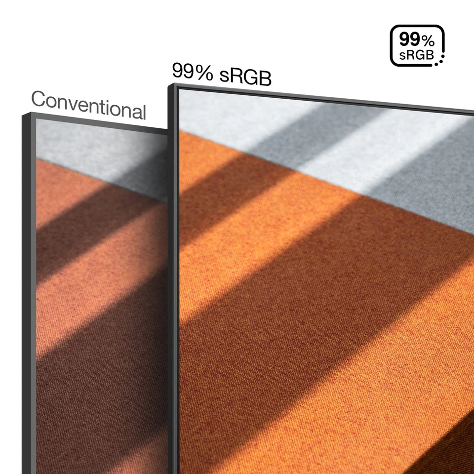 24 Inch FHD Monitor 75Hz VA Ultra Slim 178 Wide Viewing Angle HDMI VGA Ports - Image 3 of 4