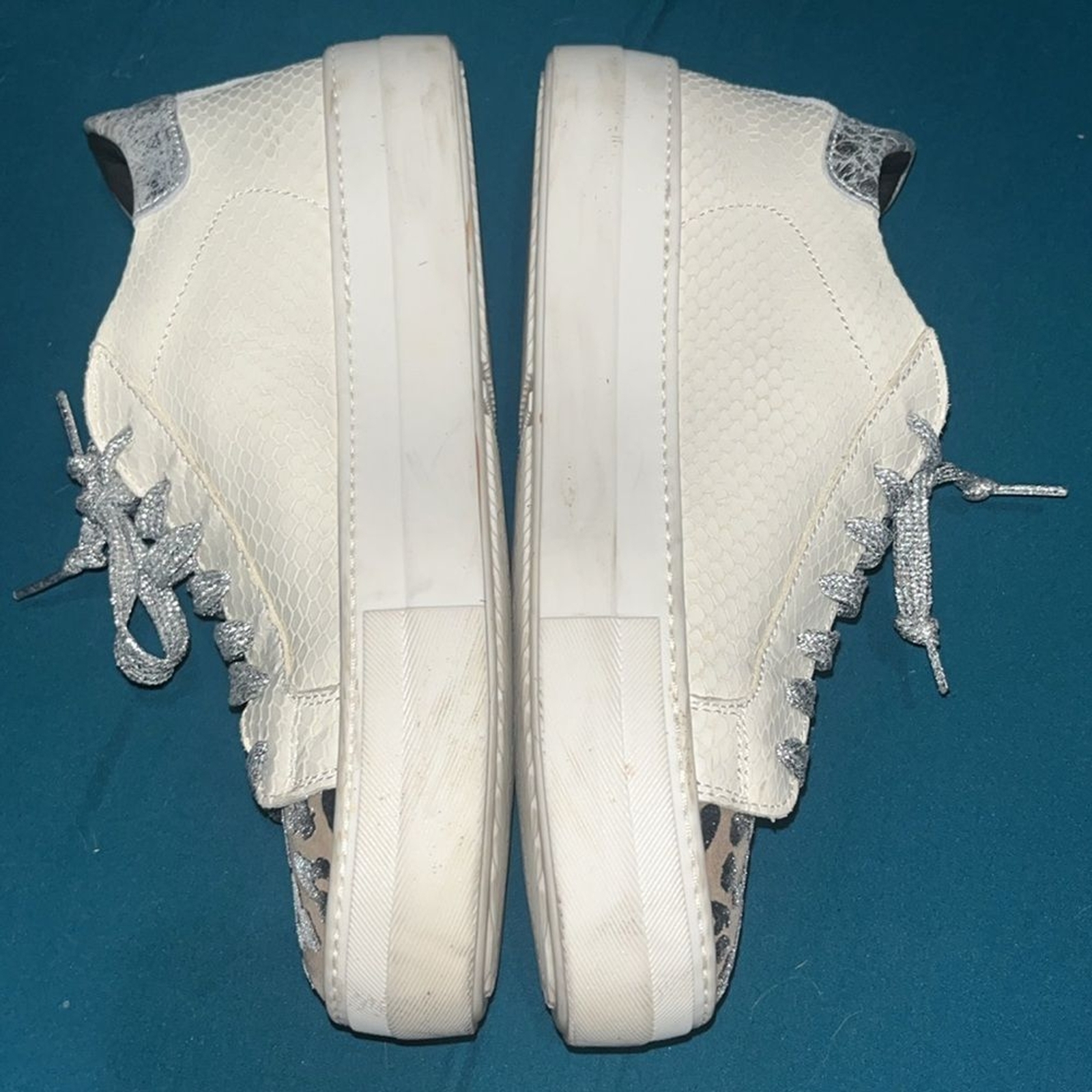 P448 Thea Python Roccia Leopard Sparkly silver  S… - image 5