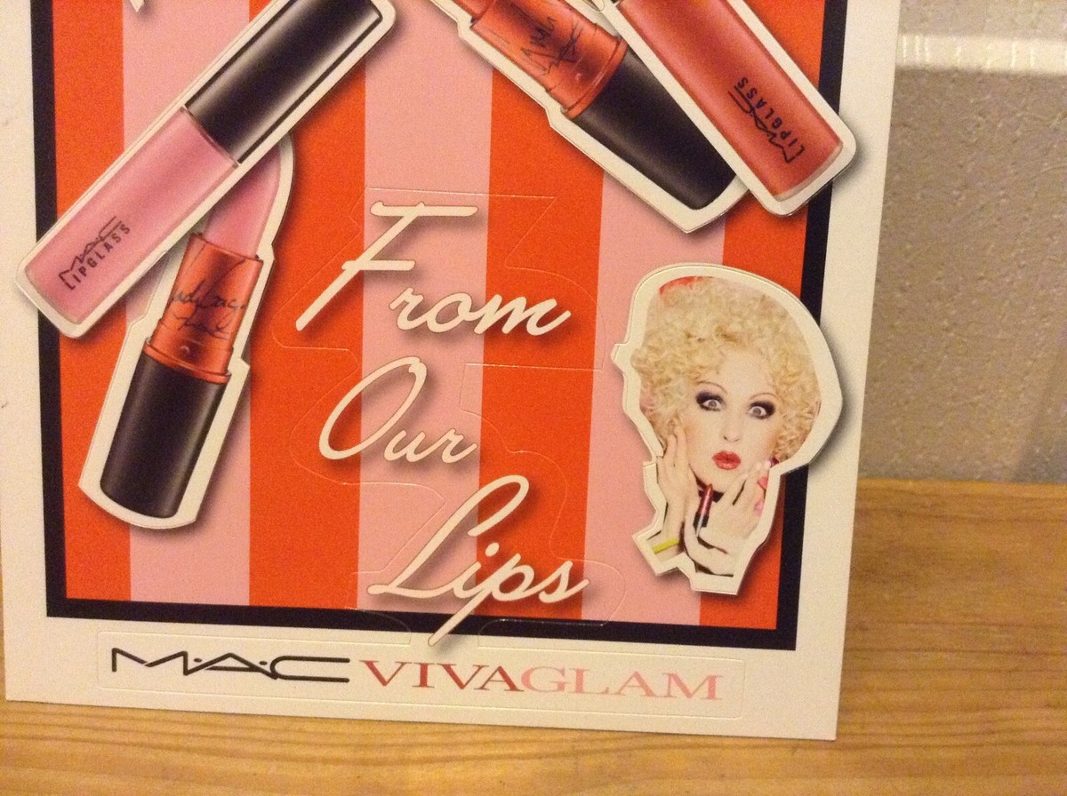 Mac Cosmetics Viva Glam LADY GAGA CYNDI LAUPER From Our Lips