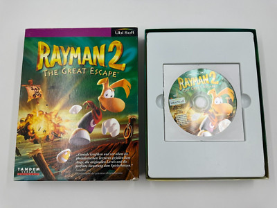 Pc Computer Spiel - Big Box Rayman 2 The Great Escape 1999 OVP - Anleitung fehlt