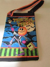 Halloween trick or treat bags - Handmade - 13" x 9"