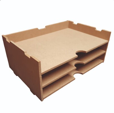 860 MDF Handwerk Raum Papier Aufbewahrungsfächer, A4 Papierfach stapelbar 315x 220mm