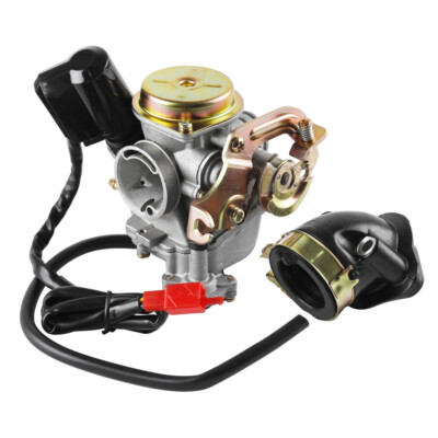 Vergaser 18mm mit E-Choke + Ansaugstutzen Rex RS 400/RS 450/RS 460/GY6 50cc/GY6
